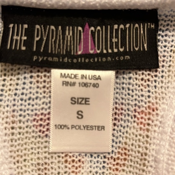 Pyramid Collection racer back knit tank top size small - Picture 6 of 9